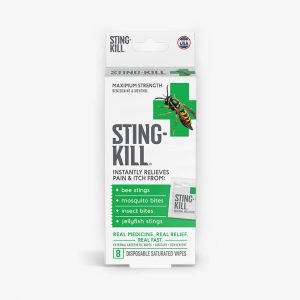Sting-Kill Disposable Wipes