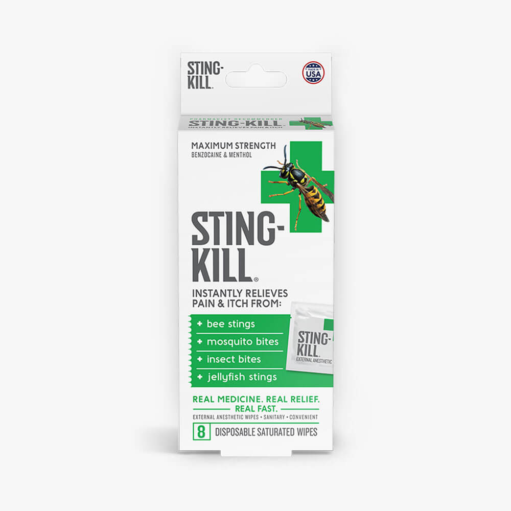 Sting-Kill Disposable Wipes